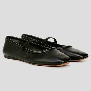 Franco Sarto Black Eileen Mary Jane Flat Size 9
